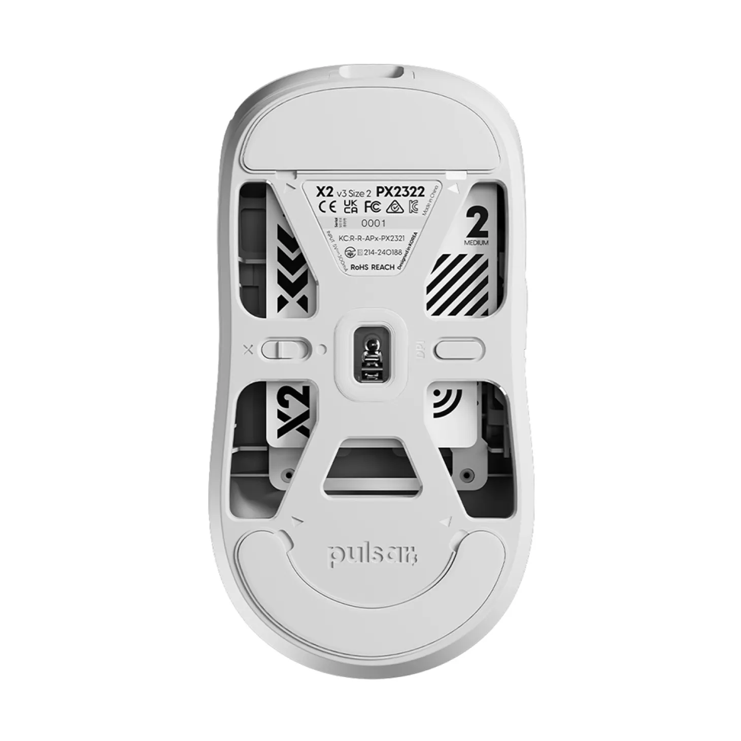 Pulsar X2 V3 Wireless Blanc
