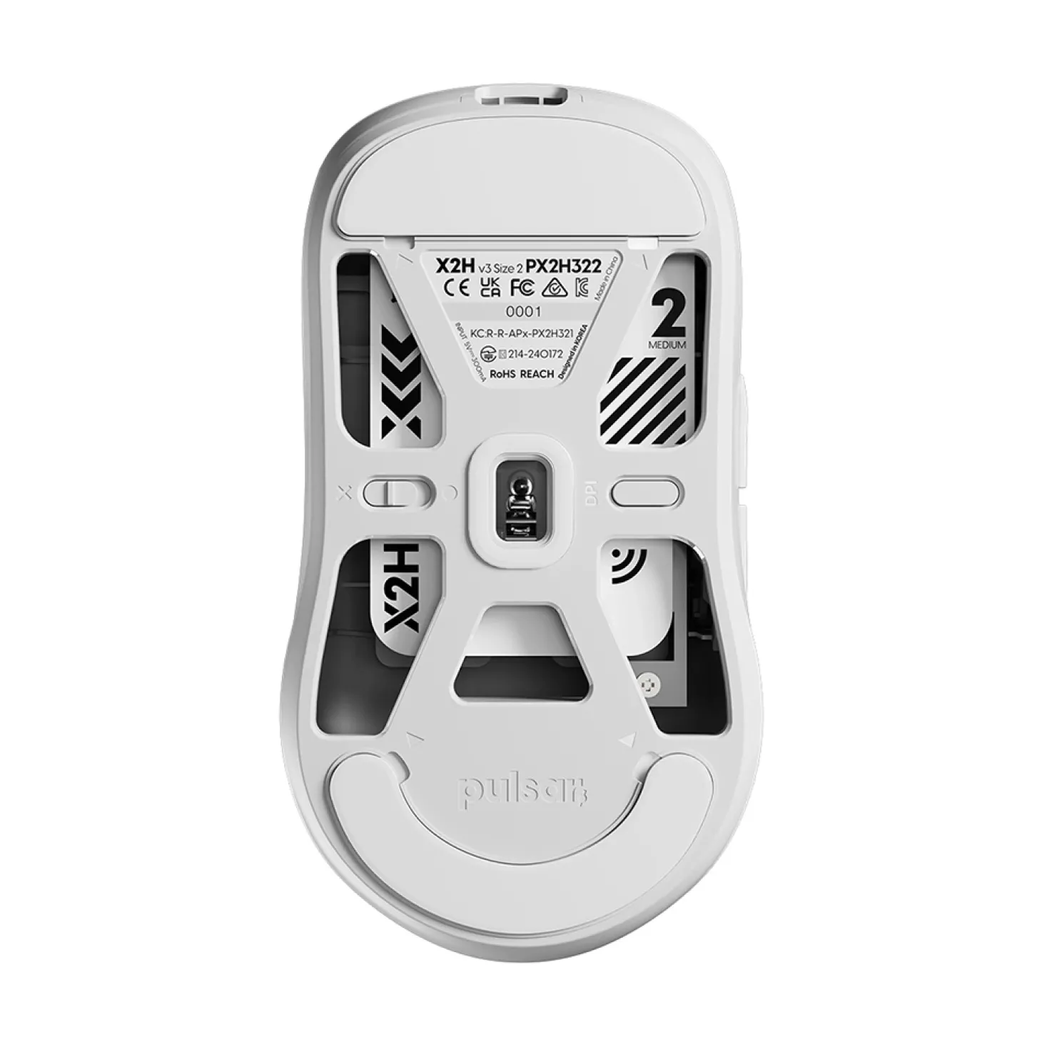 Pulsar X2-H V3 Wireless Blanc