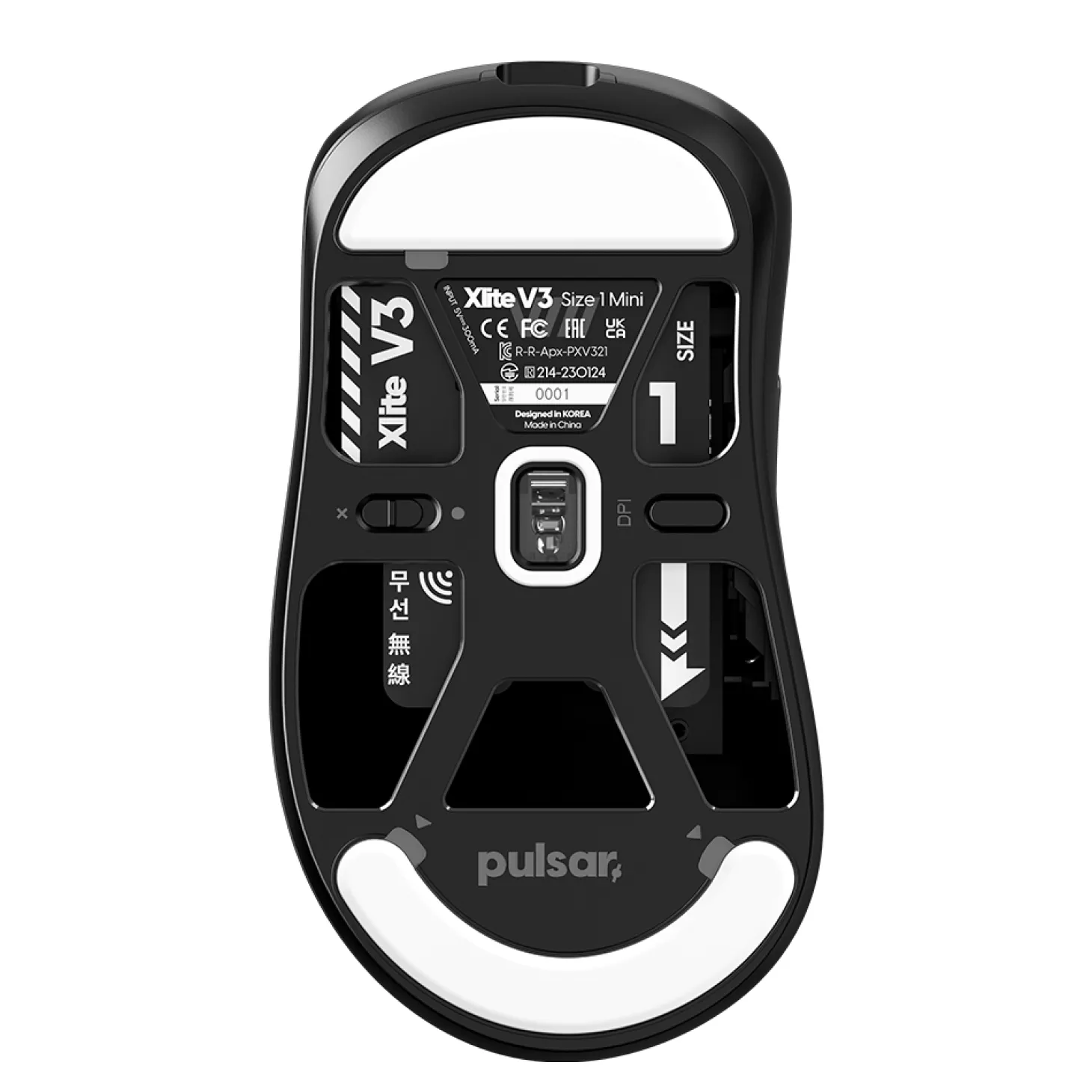 Pulsar Xlite V3 Mini Wireless Noir