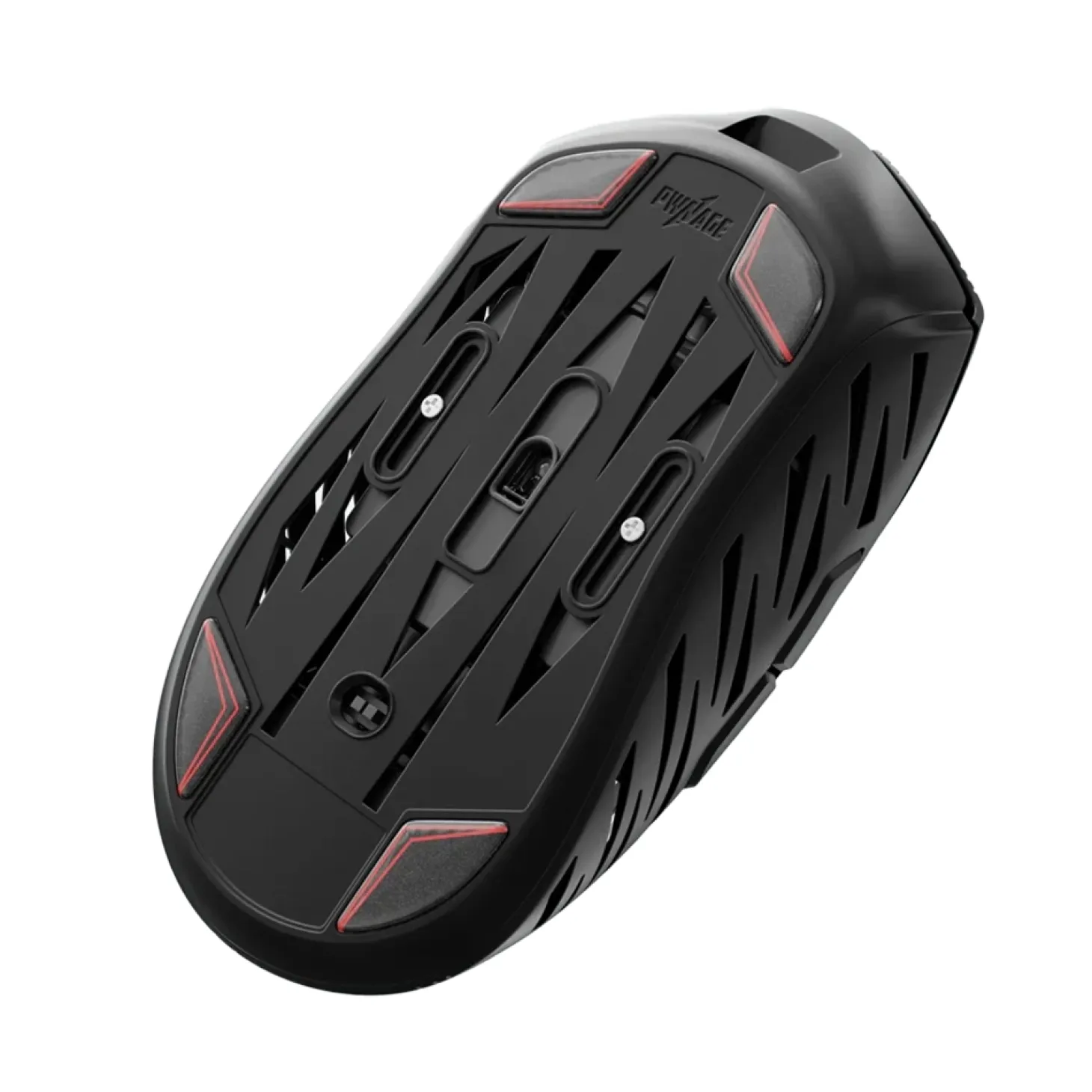 Pwnage Stormbreaker Glass Skates Noir avec Bande Rouge