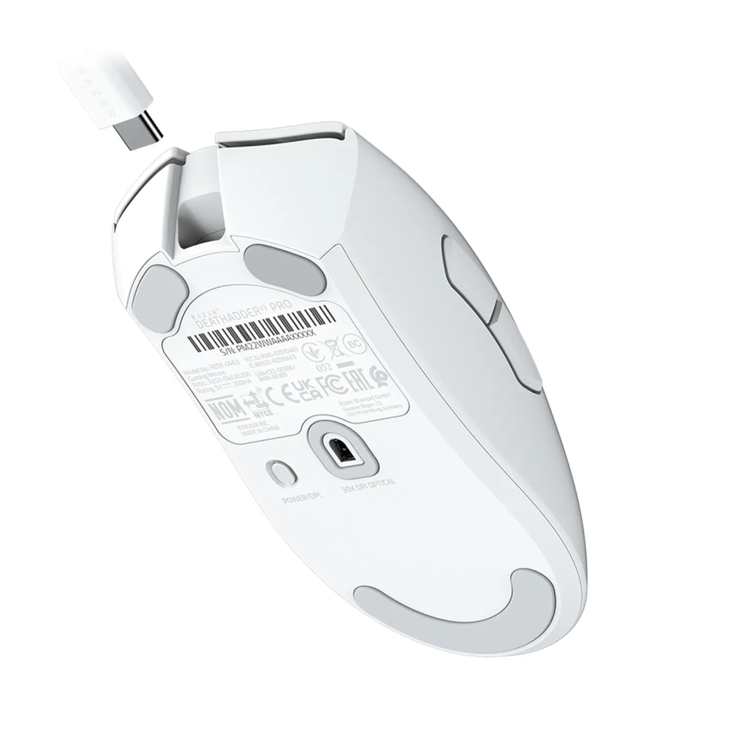 Razer DeathAdder V3 Pro Wireless Blanc