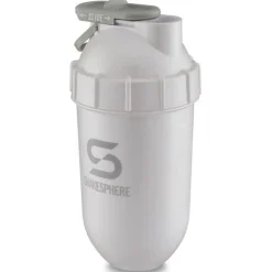 ShakeSphere Tumbler Original Blanc Perle Logo Gris