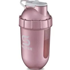 ShakeSphere Tumbler View Rose Logo Blanc