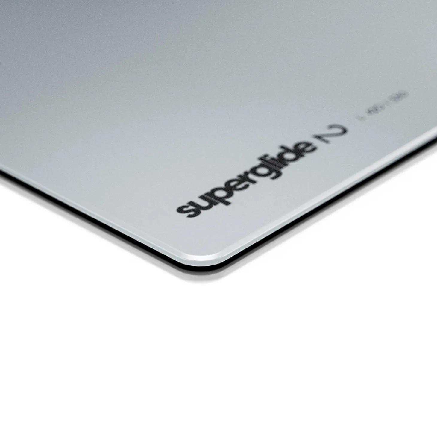 Superglide V2 Tapis de Souris en Verre L Blanc