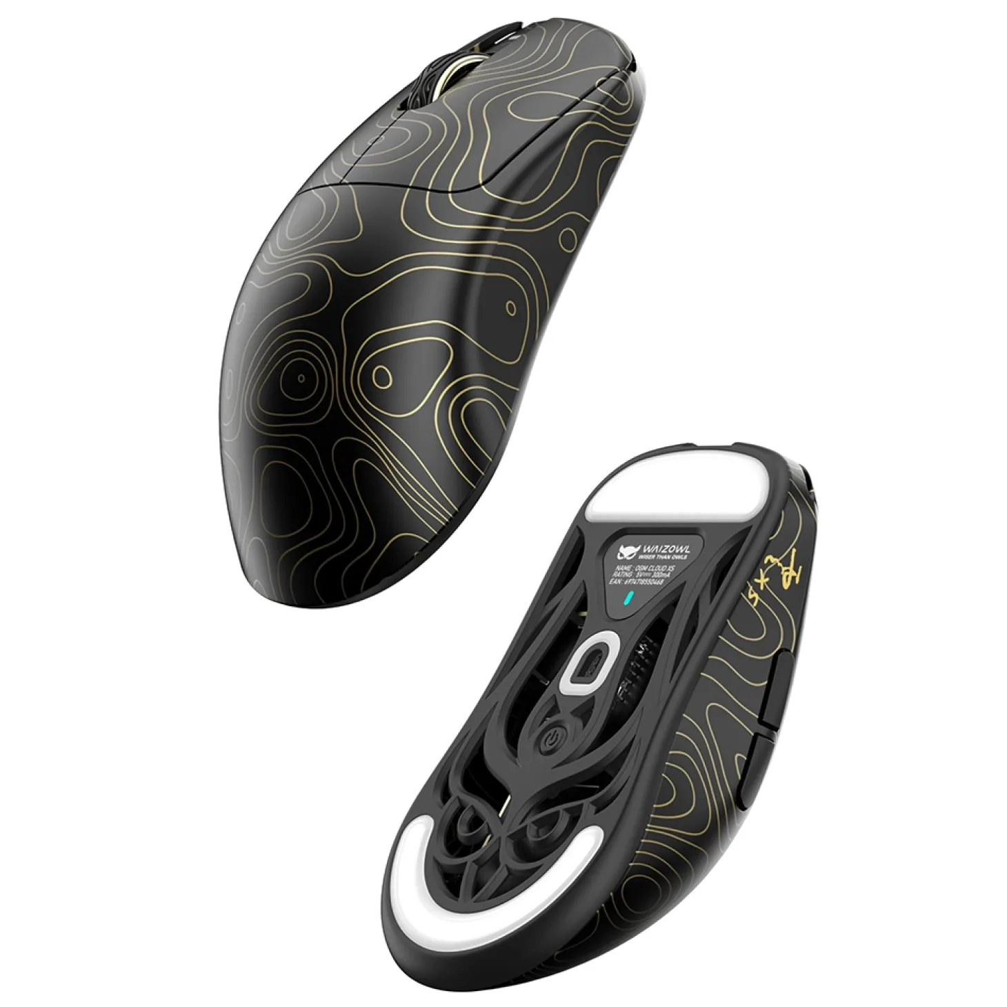 Waizowl OGM Cloud XS 8K Wireless Typo Black