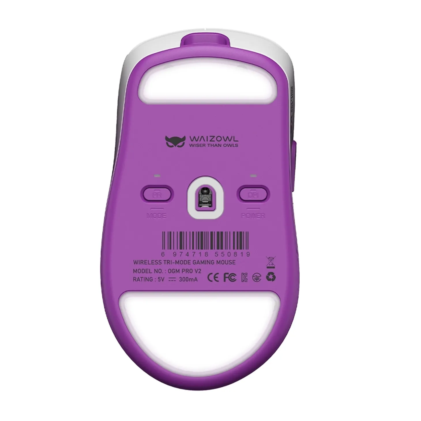 Waizowl OGM Pro V2 8K Wireless Purple Fade