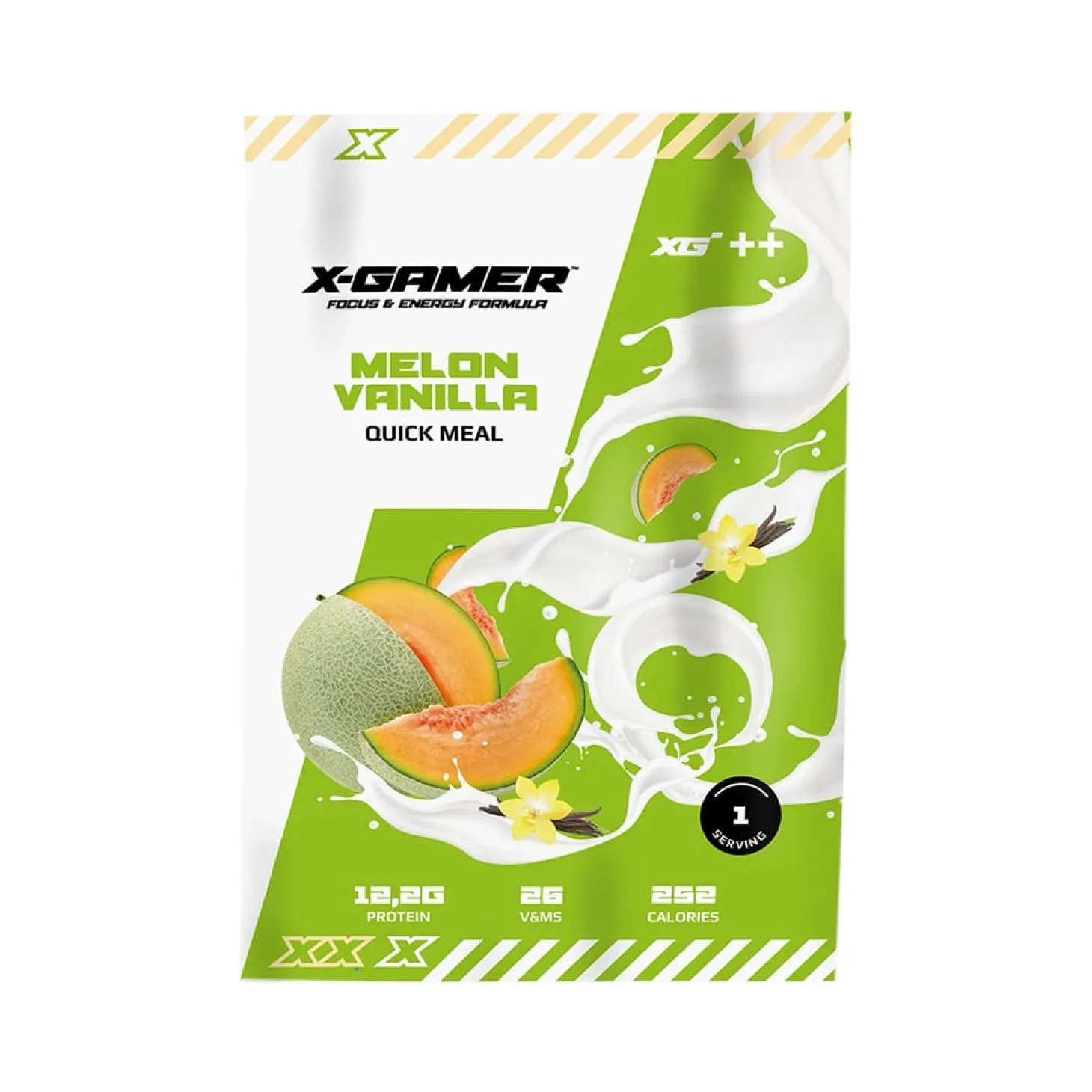 X-Gamer Quick Meal Melon & Vanille