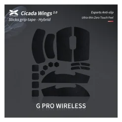 X-Raypad Cicada Wings 2.0 Grips Logitech G Pro Wireless Noir