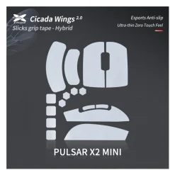 X-Raypad Cicada Wings 2.0 Grips Pulsar X2 Mini Blanc