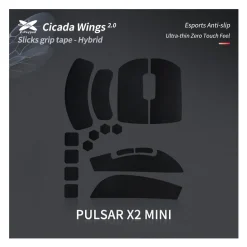X-Raypad Cicada Wings 2.0 Grips Pulsar X2 Mini Noir