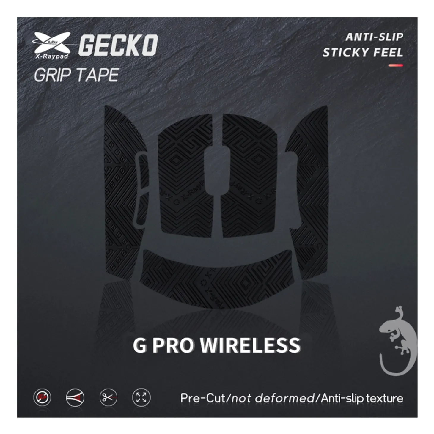 X-Raypad Geckos Grips Logitech G Pro Wireless Noir
