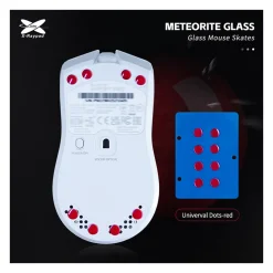 X-Raypad Meteorite Glass Dots Rouge