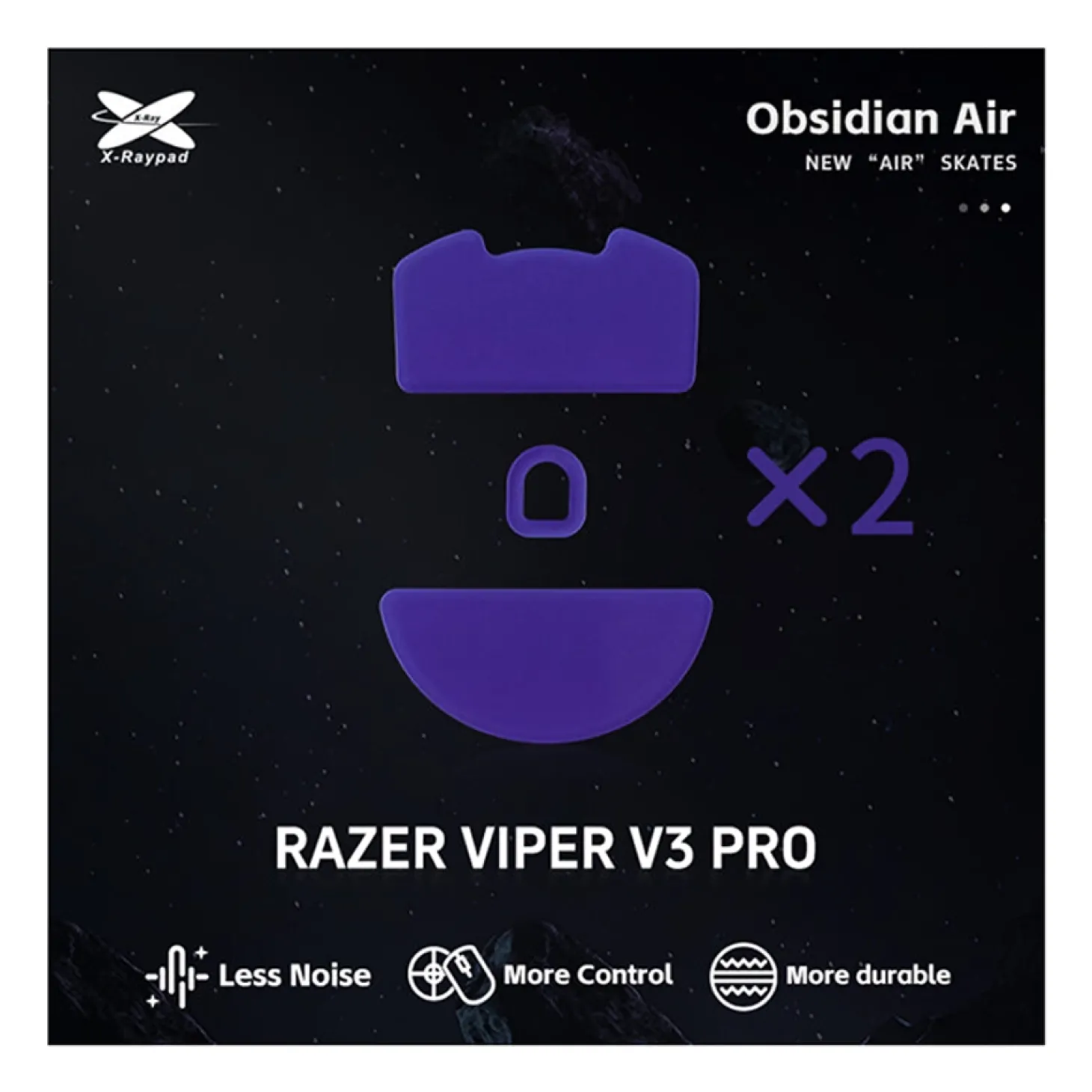 X-Raypad Patins Obsidian Air Razer Viper V3 Pro