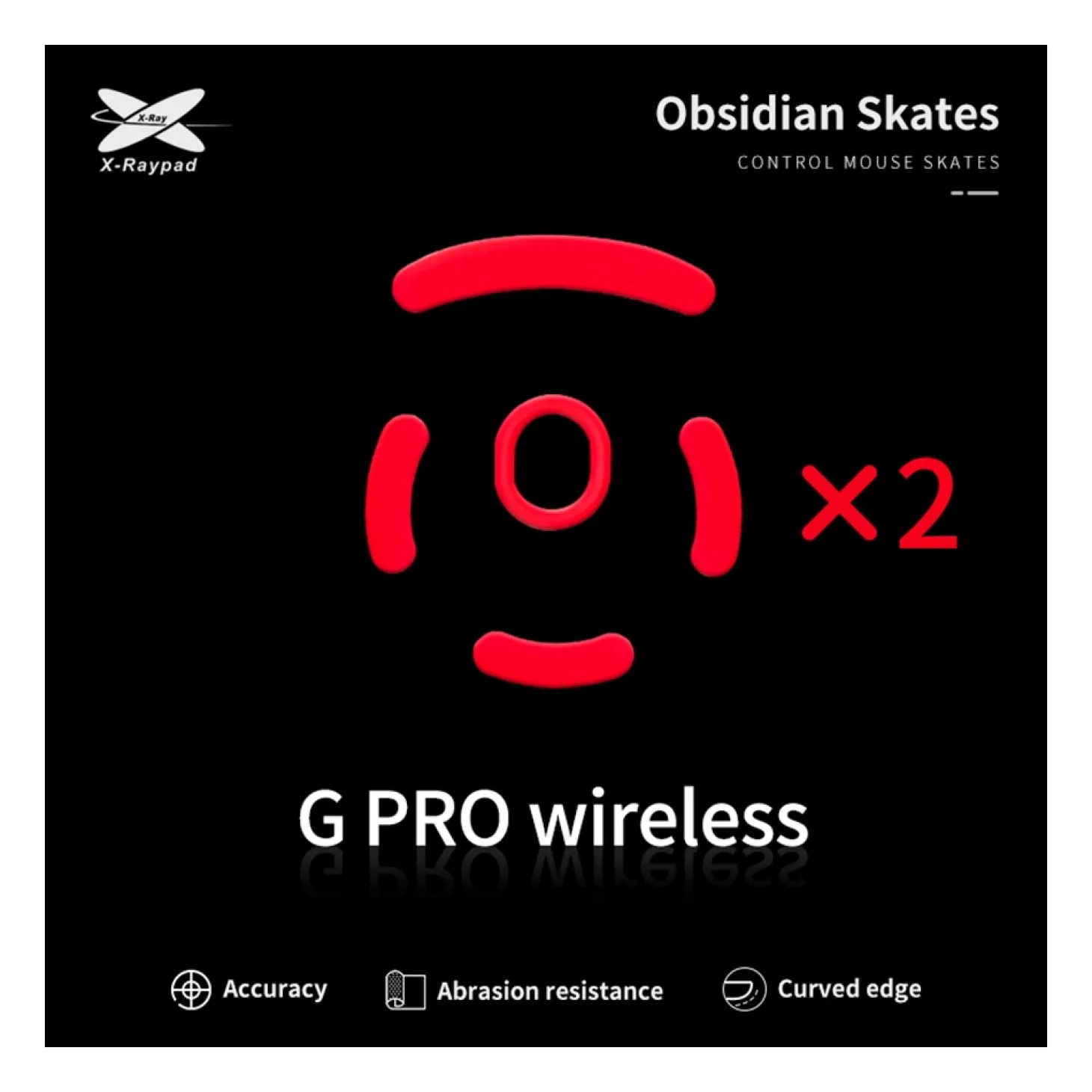 X-Raypad Patins Obsidian Logitech G Pro Wireless