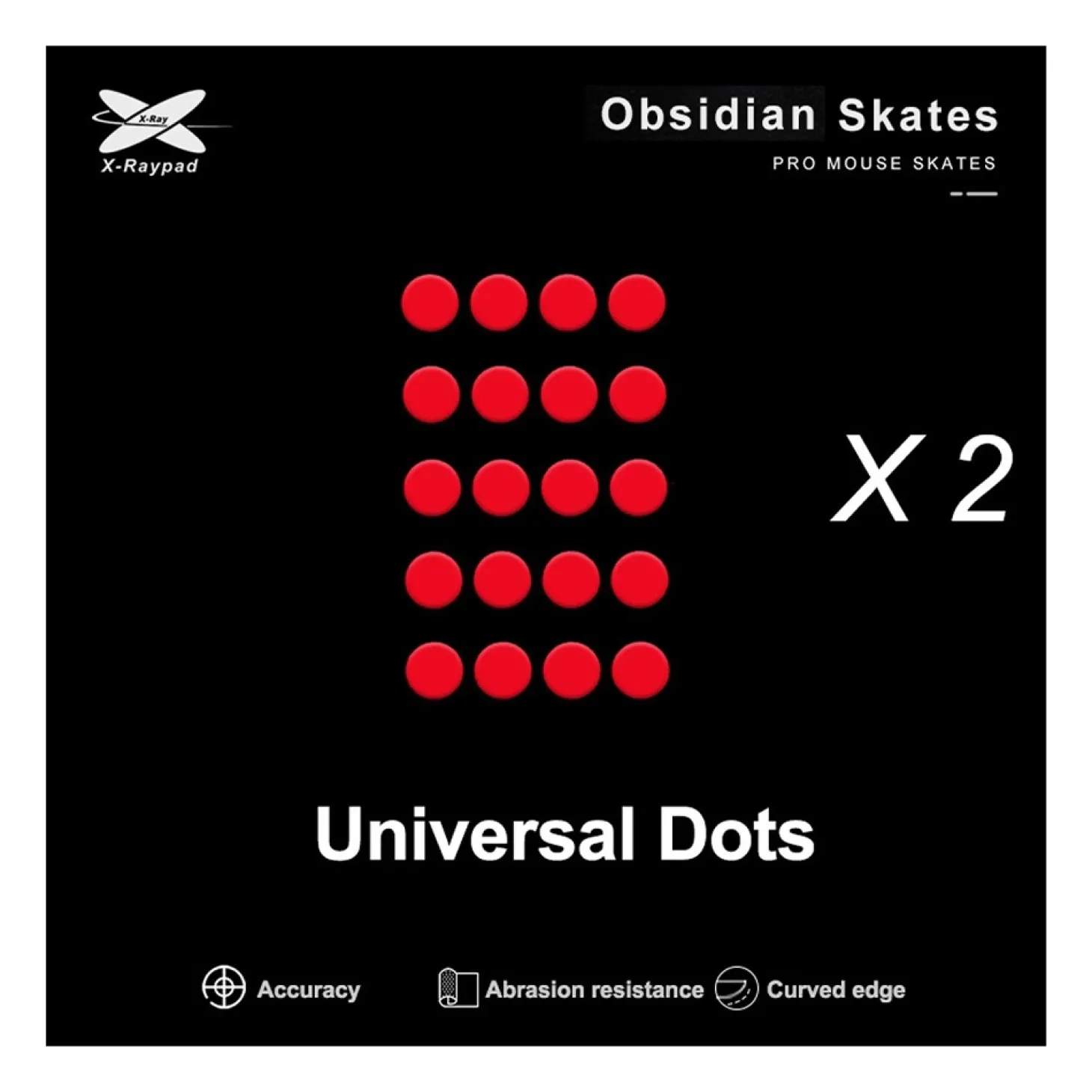 X-Raypad Patins Obsidian Universal Dots DIY