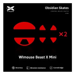 X-Raypad Patins Obsidian WLMouse Beast X Mini