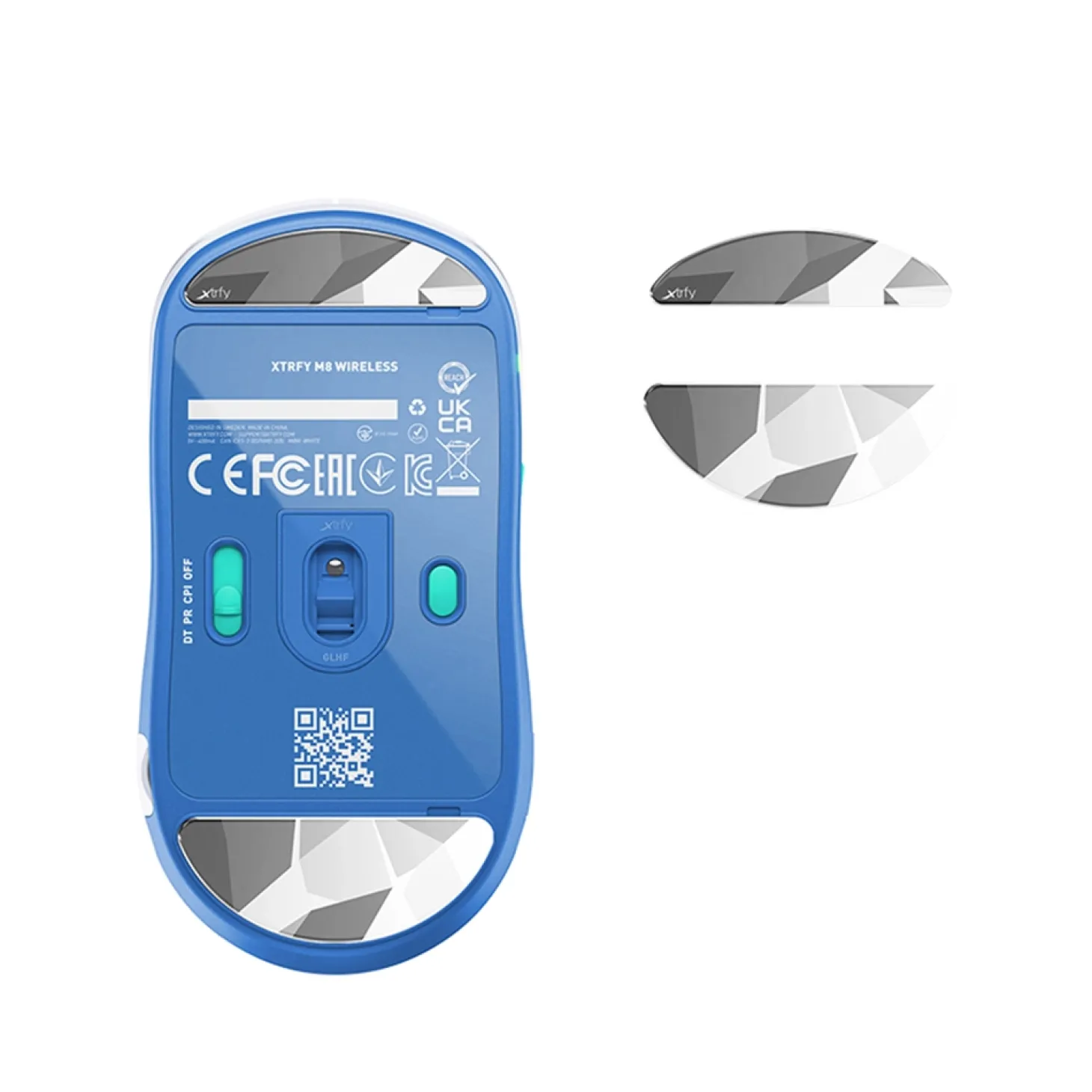 XTRFY Patins en Verre M8/M8 Wireless